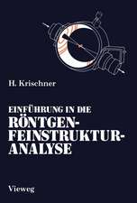 Einführung in die Röntgenfeinstrukturanalyse