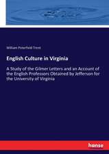 English Culture in Virginia