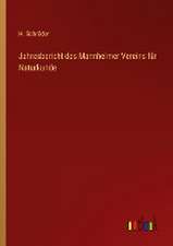 Jahresbericht des Mannheimer Vereins für Naturkunde