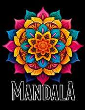 Schwarzes Mandala Malbuch
