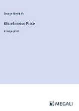 Meredith, G: Miscellaneous Prose