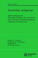 Auctoritas scripturae