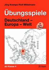 Übungsspiele Deutschland - Europa - Welt. 50 Kopiervorlagen ab Klasse 4