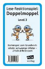 Lese-Reaktionsspiel: Doppelmoppel Level 3