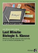 Last Minute: Biologie 5. Klasse