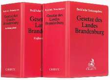 Gesetze des Landes Brandenburg (mit Fortsetzungsnotierung) inkl. 63. Ergänzungslieferung