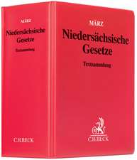 Niedersächsische Gesetze (mit Fortsetzungsnotierung). Inkl. 125. Ergänzungslieferung