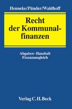 Recht der Kommunalfinanzen