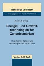 Energie- und Umwelttechnologien für Umweltmärkte