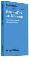 Unterschriften und Testamente