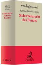 Sicherheitsrecht des Bundes