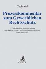 Prozesskommentar zum Gewerblichen Rechtsschutz