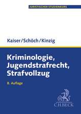 Kriminologie, Jugendstrafrecht, Strafvollzug