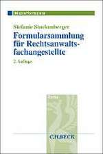 Formularsammlung für Rechtsanwaltsfachangestellte