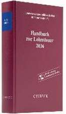 Handbuch zur Lohnsteuer 2016