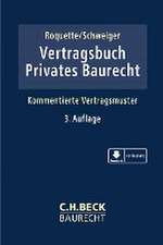 Vertragsbuch Privates Baurecht