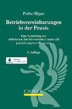 Betriebsvereinbarungen in der Praxis