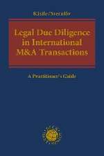 Legal Due Diligence in International M&A Transactions