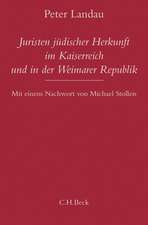 Juristen jüdischer Herkunft im Kaiserreich und in der Weimarer Republik