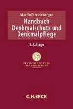 Handbuch Denkmalschutz und Denkmalpflege