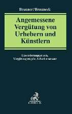 Angemessene Vergütung von Urhebern und Künstlern