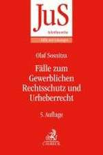 Fälle zum Gewerblichen Rechtsschutz und Urheberrecht