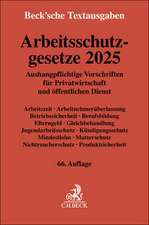 Arbeitsschutzgesetze 2025