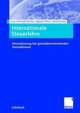 Internationale Steuerlehre: Steuerplanung bei grenzüberschreitenden Transaktionen