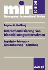 Internationalisierung von Dienstleistungsunternehmen: Empirische Relevanz — Systematisierung — Gestaltung