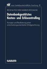 Datenbankgestütztes Kosten- und Erlöscontrolling: Konzept und Realisierung einer entscheidungsorientierten Erfolgsrechnung