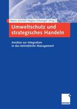 Umweltschutz und strategisches Handeln: Ansätze zur Integration in das betriebliche Management