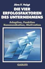 Die Vier Erfolgsfaktoren Des Unternehmens: Adaption, Funktion, Kommunikation, Motivation