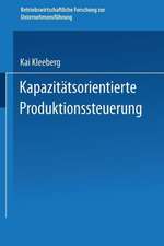 Kapazitätsorientierte Produktionssteuerung