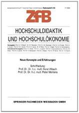 Hochschuldidaktik und Hochschulökonomie: Neue Konzepte und Erfahrungen