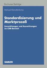 Standardisierung und Marktprozeß: Entwicklungen und Auswirkungen im CIM-Bereich