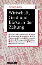 Wirtschaft, Geld und Börse in der Zeitung