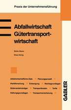 Abfallwirtschaft. Gütertransportwirtschaft