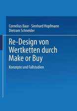 Re-Design von Wertkette durch Make or Buy: Konzepte und Fallstudien