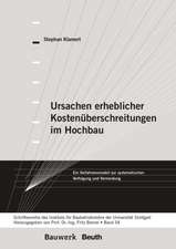 Ursachen erheblicher Kostenüberschreitungen im Hochbau