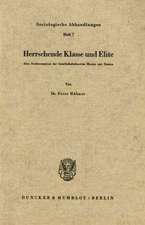 Herrschende Klasse und Elite