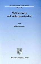 Malteserorden und Völkergemeinschaft