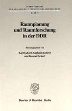 Raumplanung und Raumforschung in der DDR