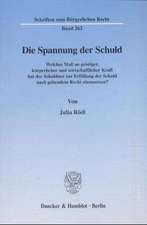 Die Spannung der Schuld