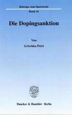 Die Dopingsanktion