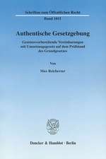 Authentische Gesetzgebung