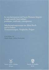 Säkularisationsprozesse im Alten Reich und in Italien: Voraussetzungen, Vergleiche, Folgen