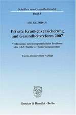 Private Krankenversicherung und Gesundheitsreform 2007