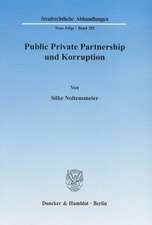 Public Private Partnership und Korruption