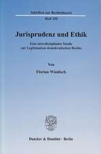 Jurisprudenz und Ethik