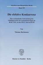 Die elektive Konkurrenz